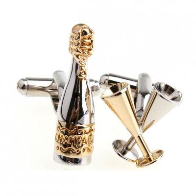 Champagne Bottle Party Cuff Links3.jpg